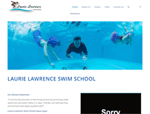 Tablet Screenshot of laurielawrenceswimschool.com.au